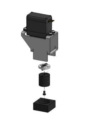 Actuator low flow valve exploded