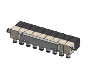 Air manifold 9 port sample (onshape)